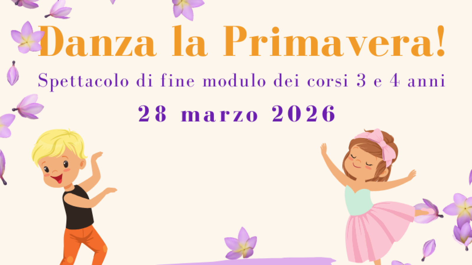 Danza la primavera 28 marzo 2026