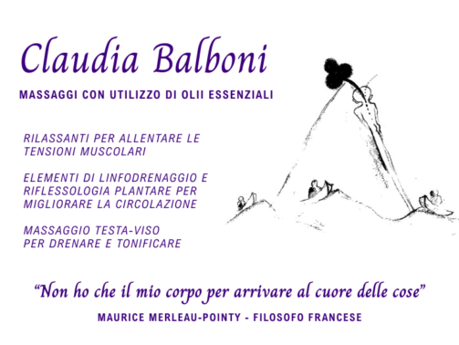 Claudia Balboni massaggio