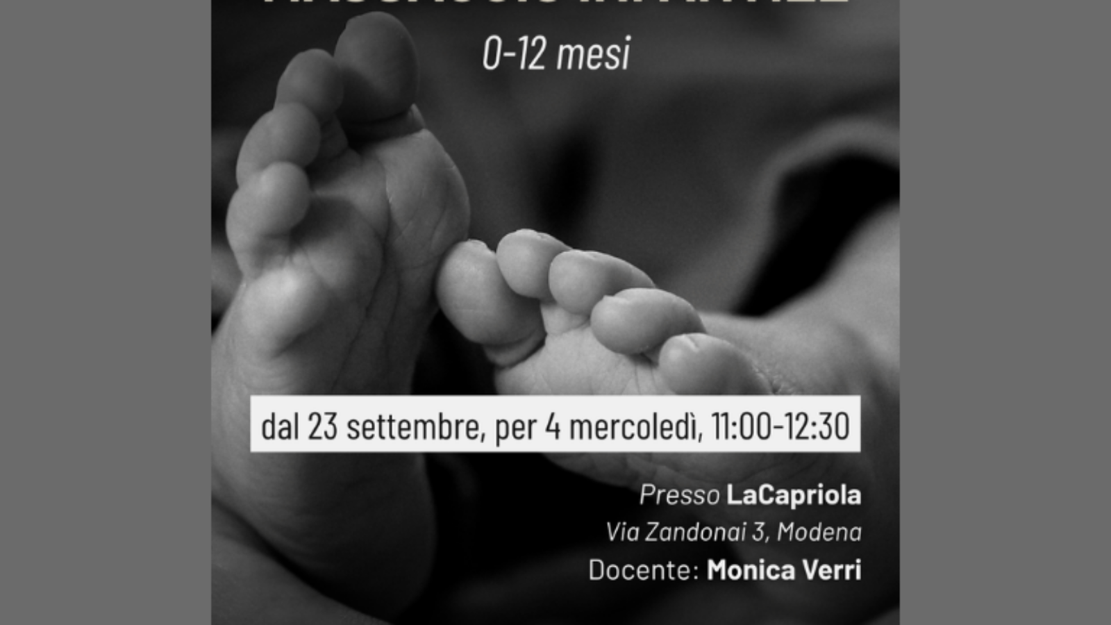 massaggio infantile